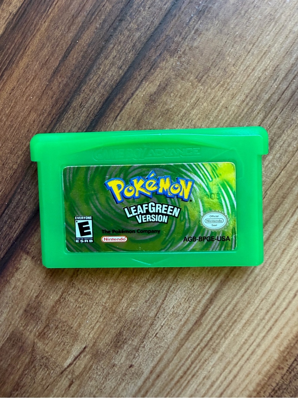Pokémon LeafGreen Version Game Boy Advance GBA Cartridge